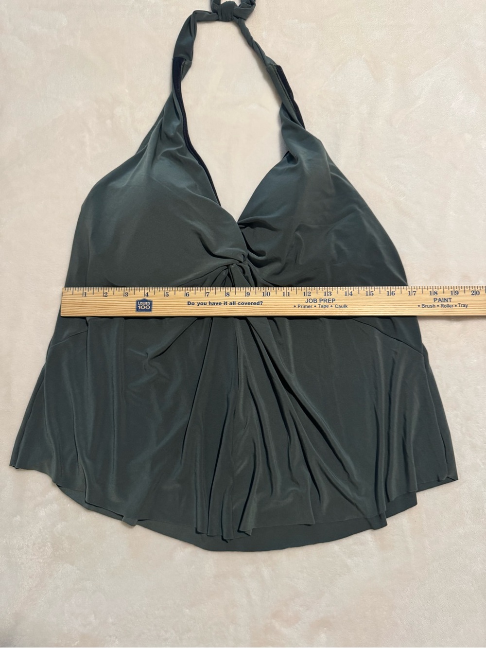 Magicsuit Mallory Halter Soft Cup Tankini Swim Suit In Military Green Women’s 16 - Picture 11 of 11